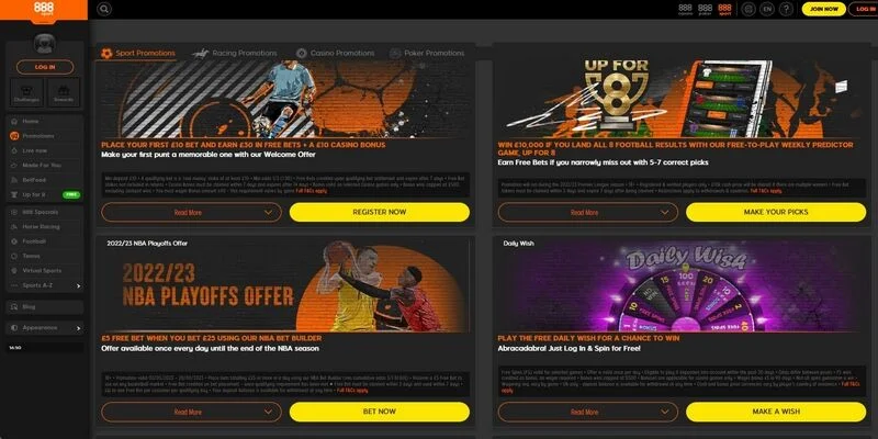Trusted UK betting site — 888Sport