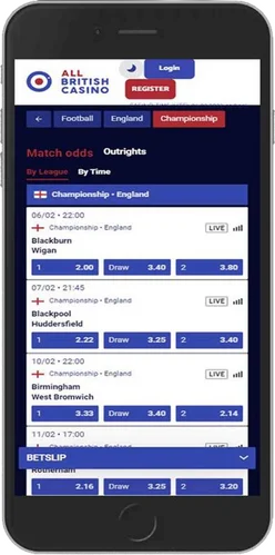UK betting app — All British Sports