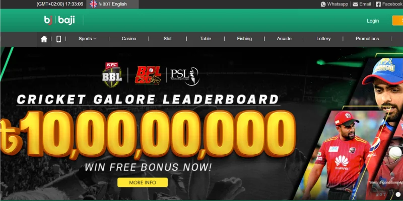 website for IPL bets — Baji.Live