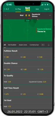 bet365 sports page - live betting