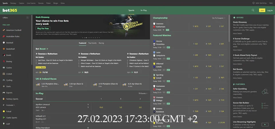 Top betting site in Tobago and Trinidad- Bet365