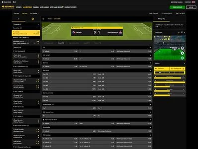 Bethard live betting page
