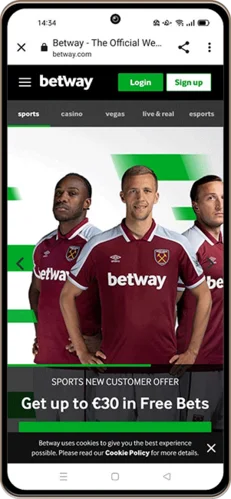 betway europe mobile app