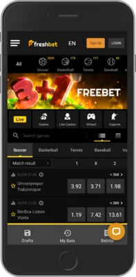 Freshbet sport page