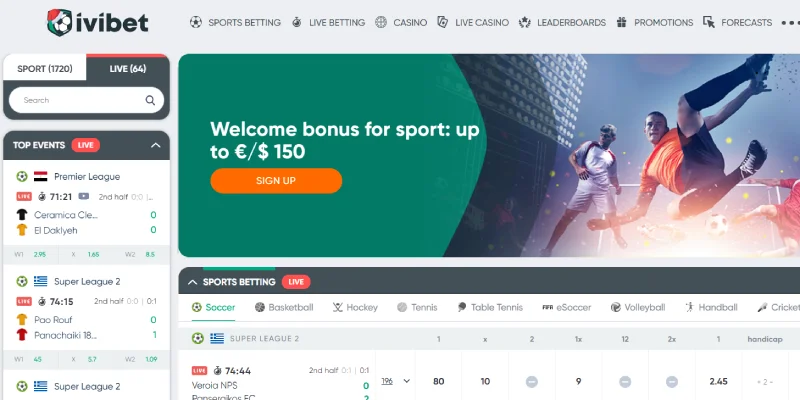 Ivibet main page