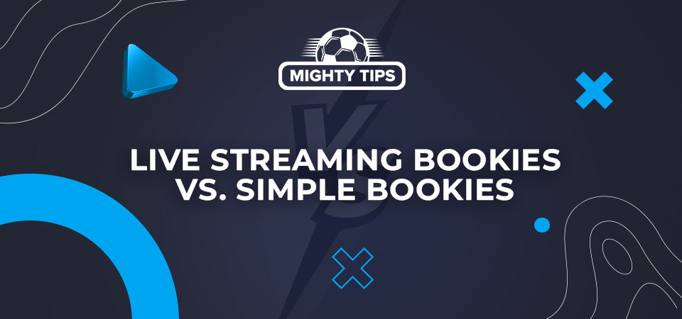 live broadcasting bookies vs. simple bookies: Know the differences
