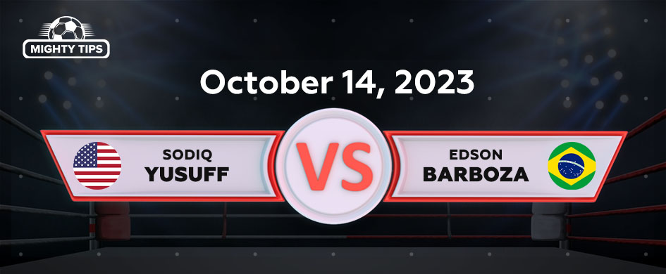 Oct 14, 2023: Sodiq Yusuff vs. Edson Barboza