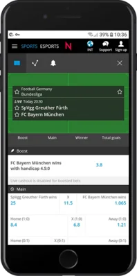 neo.bet football bets