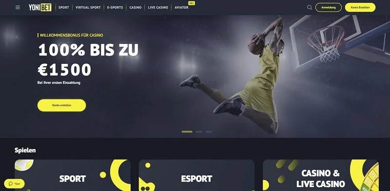 new bookmaker yonibet - homepage