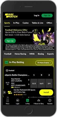 UK parimatch home page