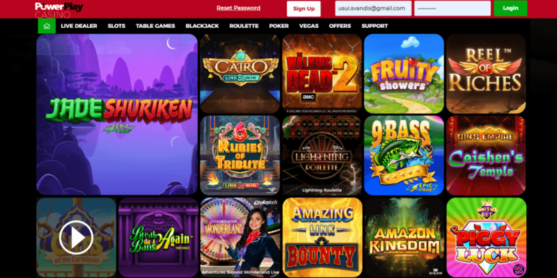 Powerplay casino slots