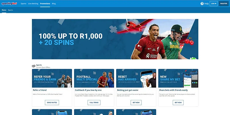 new bookmaker in south africa sportingbet - live betting page