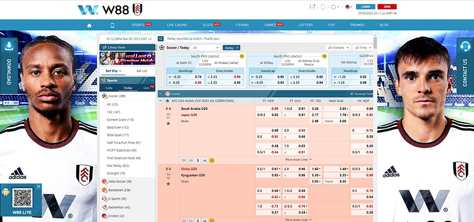 W88 Review Betting Markets: A Brief Overview