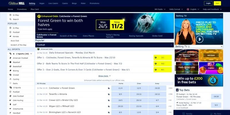 football bookmaker william-hill - homepage